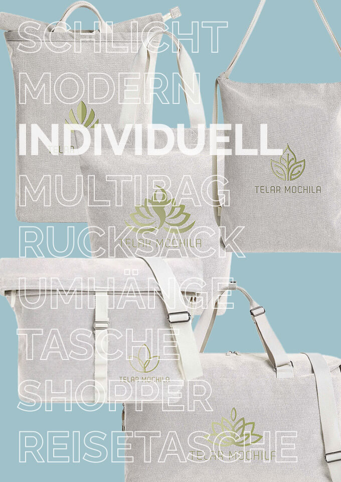 Ein Style für mehrere Taschen - skandinavisch, modern - tolle Werbetaschen mit Ihrem Logodruck